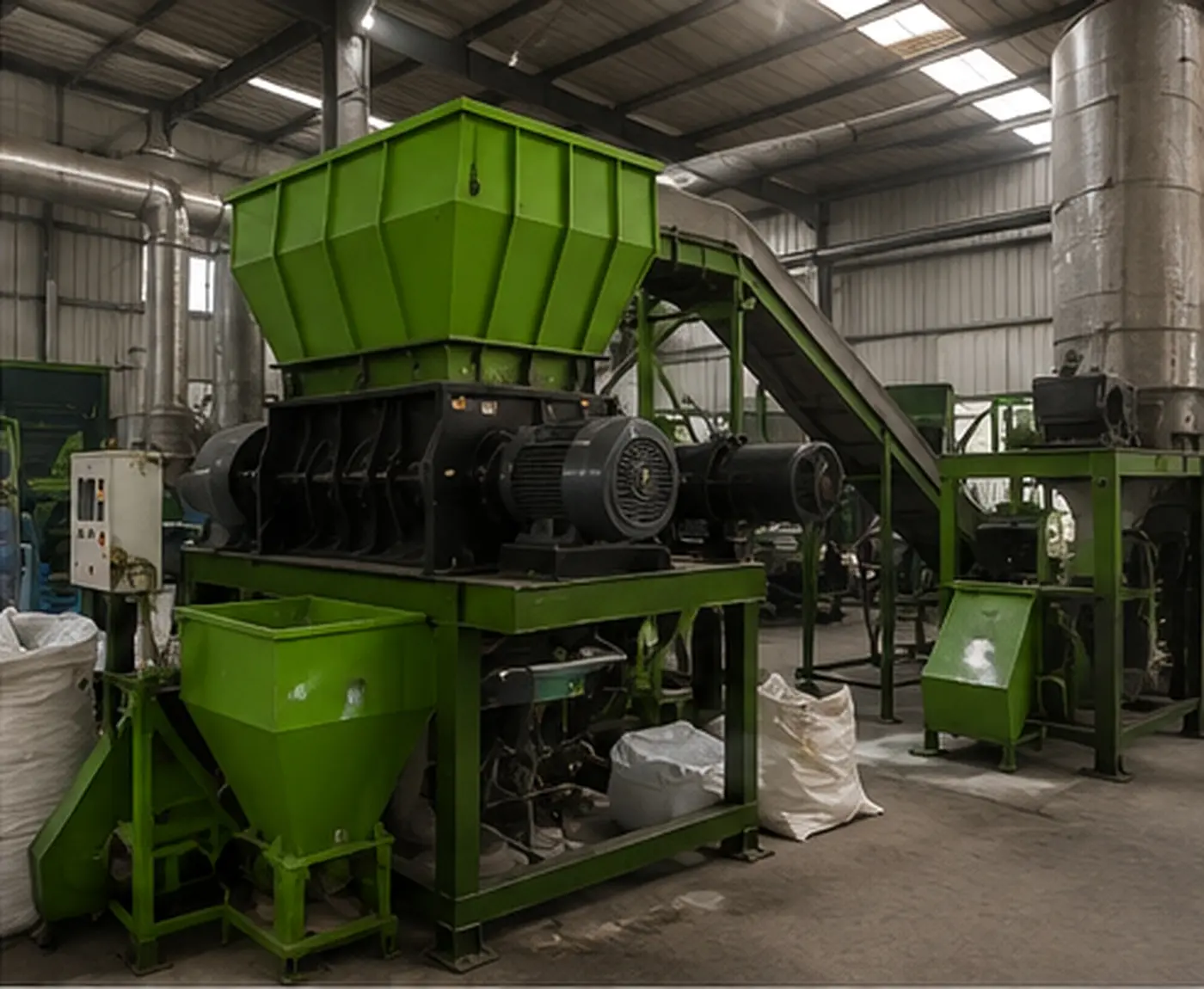 Industrial PET crushing machine